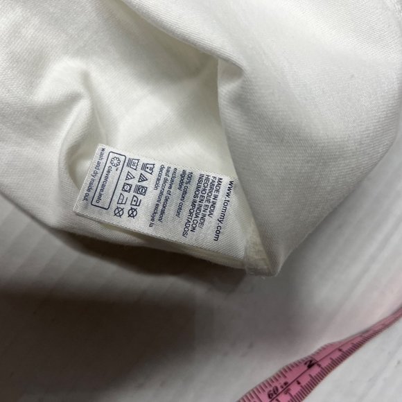 Tommy Hilfiger White Red and Blue t shirt with logo size Girls Large (12-14) NWT - Picture 7 of 7